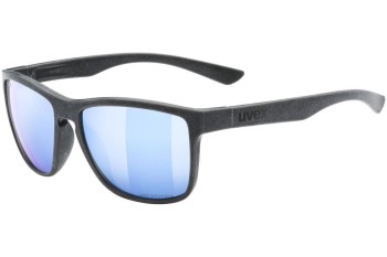 Sluneční brýle uvex lgl ocean 2 P Black Mat S3 Polarized Squared Černé