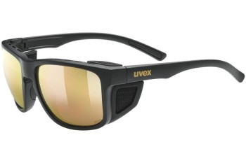 Sluneční brýle uvex sportstyle 312 Black Mat / Gold S3 Squared Černé