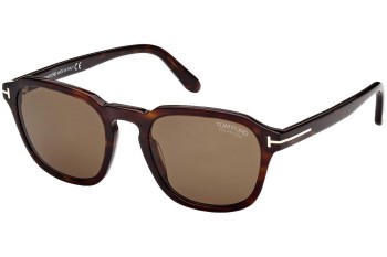 Sluneční brýle Tom Ford FT0931 52H Polarized Okrouhlé Havana