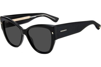 Sluneční brýle Dsquared2 D20016/S 2M2/IR Cat Eye Černé