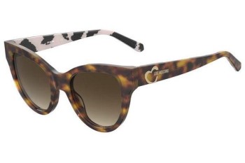 Sluneční brýle Love Moschino MOL053/S 1NR/HA Cat Eye Havana