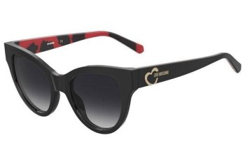 Sluneční brýle Love Moschino MOL053/S UYY/9O Cat Eye Černé