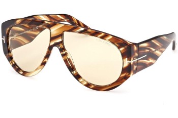 Sluneční brýle Tom Ford Bronson FT1044 56E Pilot Havana