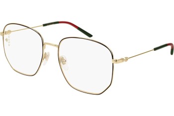 Brýle Gucci GG0396O 001 Squared Zlaté