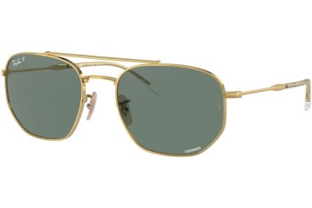 Sluneční brýle Ray-Ban RB3707 001/O9 Polarized Pilot Zlaté