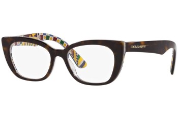 Brýle Dolce & Gabbana DX3357 3217 Cat Eye Havana