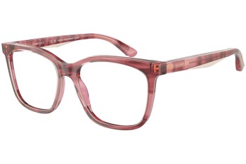 Brýle Emporio Armani EA3228 6057 Squared Růžové