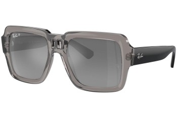 Sluneční brýle Ray-Ban RB4408 672582 Polarized Squared Šedé