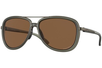 Sluneční brýle Oakley Split Time OO4129 412925 Pilot Zelené