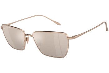 Sluneční brýle Giorgio Armani AR6153 30110V Squared Růžové