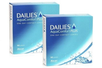 Denní Dailies AquaComfort Plus (180 čoček)