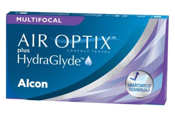 Měsíční Air Optix plus HydraGlyde Multifokální (3 čočky)