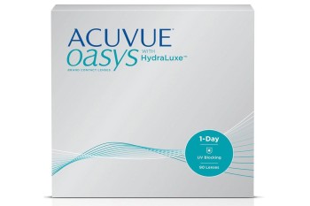 Denní Acuvue Oasys 1-Day s technologií Hydraluxe (90 čoček)
