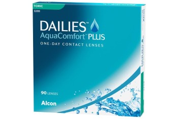 Denní Dailies AquaComfort Plus Torické (90 čoček)