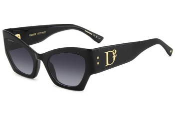 Sluneční brýle Dsquared2 D20132/S 807/9O Cat Eye Černé