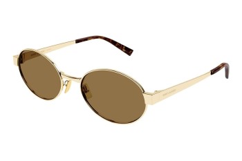 Sluneční brýle Saint Laurent SL692 004 Okrouhlé Zlaté