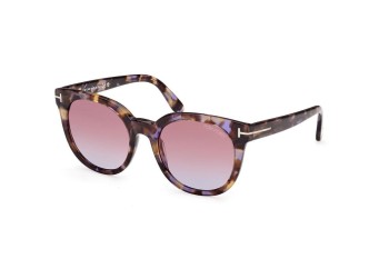 Sluneční brýle Tom Ford FT1109 55Z Okrouhlé Havana