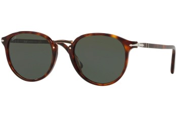 Sluneční brýle Persol Typewriter Edition PO3210S 24/31 Okrouhlé Havana