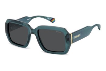 Sluneční brýle Polaroid PLD6223/S/X ZI9/M9 Polarized Obdélníkové Zelené