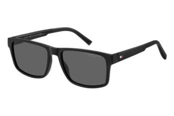 Sluneční brýle Tommy Hilfiger TH2142/S 807/M9 Polarized Obdélníkové Černé