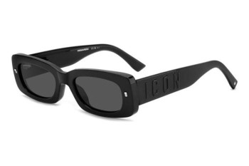 Sluneční brýle Dsquared2 ICON0020/S 807/IR Obdélníkové Černé