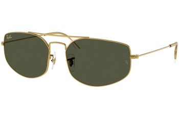 Sluneční brýle Ray-Ban RB3845 919631 Obdélníkové Zlaté