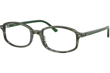 Brýle Ray-Ban RX5432 8398 Obdélníkové Zelené