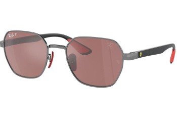 Sluneční brýle Ray-Ban RB3794M F001H2 Polarized Obdélníkové Šedé