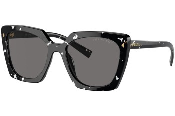 Sluneční brýle Prada PR23ZS 15S5Z1 Polarized Squared Černé