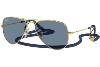 Sluneční brýle Ray-Ban Junior Aviator Junior RJ9506S 223/1U Pilot Zlaté