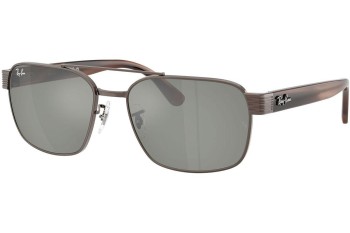 Sluneční brýle Ray-Ban RB3751 925940 Squared Hnědé