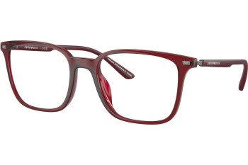 Brýle Emporio Armani EA3242U 6109 Squared Červené