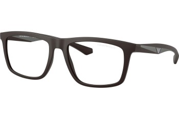 Brýle Emporio Armani EA4235F 61861W Squared Hnědé