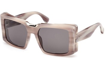 Sluneční brýle Max Mara Spark 6 MM0124 60A Squared Hnědé