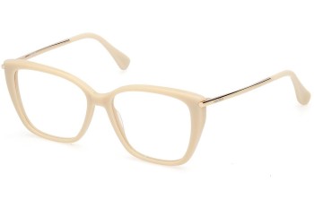 Brýle Max Mara MM5007 025 Squared Béžové