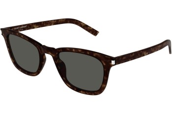 Sluneční brýle Saint Laurent SL716SLIM 002 Squared Havana