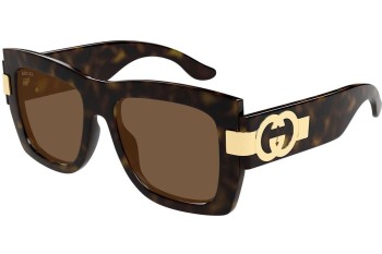 Sluneční brýle Gucci GG1688S 002 Squared Havana