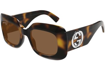 Sluneční brýle Gucci GG1695S 002 Squared Havana