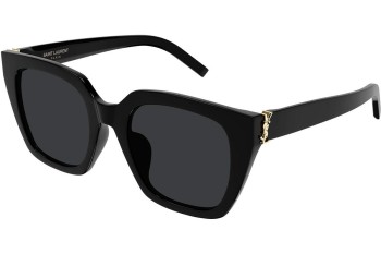 Sluneční brýle Saint Laurent SLM143 001 Squared Černé