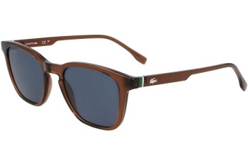 Sluneční brýle Lacoste L6040S 210 Squared Hnědé