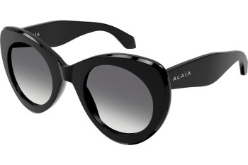 Sluneční brýle Azzedine Alaia AA0064S 002 Cat Eye Černé