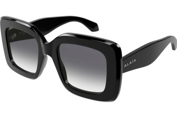 Sluneční brýle Azzedine Alaia AA0065S 002 Squared Černé