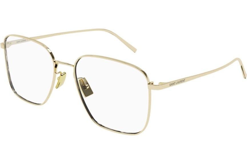 Brýle Saint Laurent SL491 003 Squared Zlaté