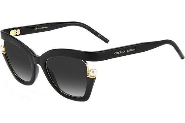 Sluneční brýle Carolina Herrera CH0002/S 807/9O Cat Eye Černé