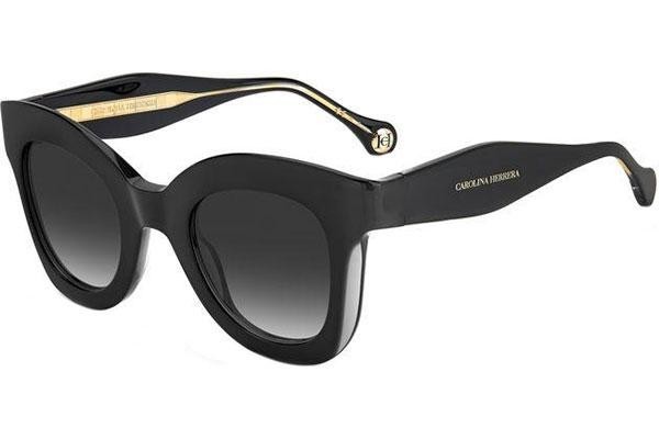 Sluneční brýle Carolina Herrera CH0014/S 08A/9O Cat Eye Černé