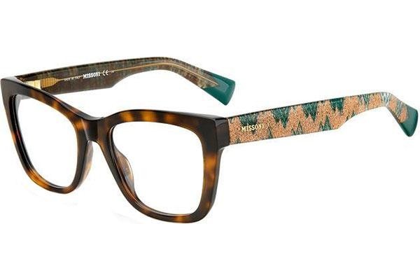 Brýle Missoni MIS0081 086 Squared Havana