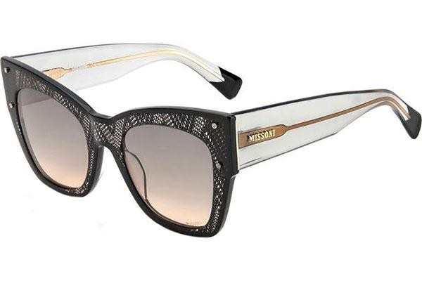 Sluneční brýle Missoni MIS0040/S KDX/FF Cat Eye Černé