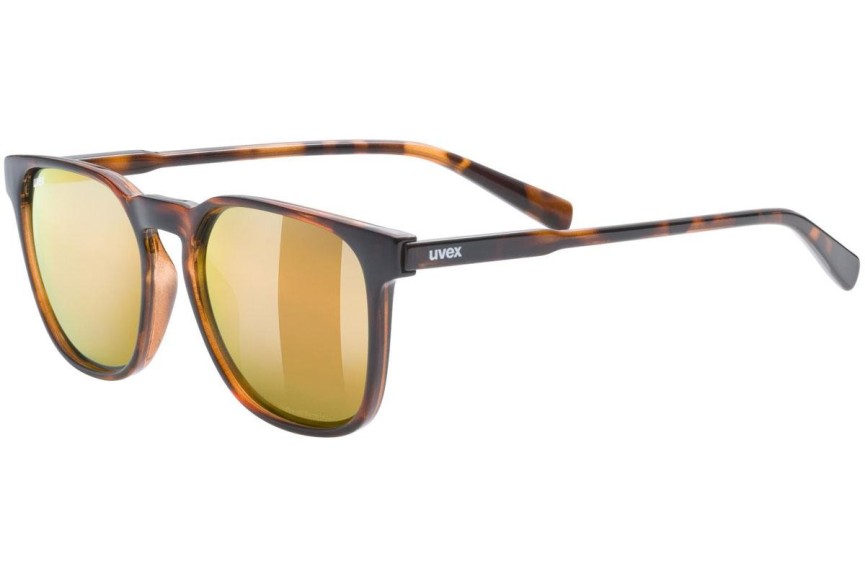 Sluneční brýle uvex lgl 49 P Havanna Mat S3 Polarized Squared Havana