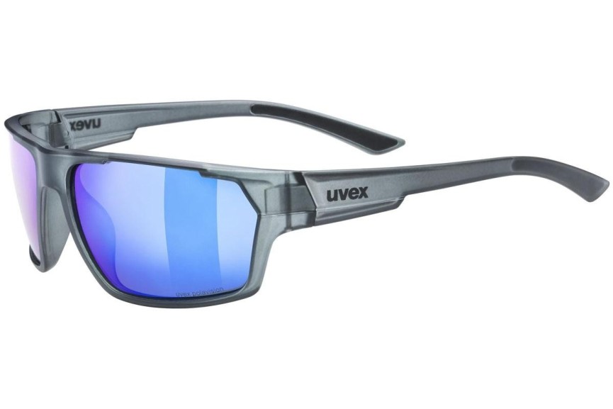 Sluneční brýle uvex sportstyle 233 P Smoke Mat S3 Polarized Obdélníkové Šedé