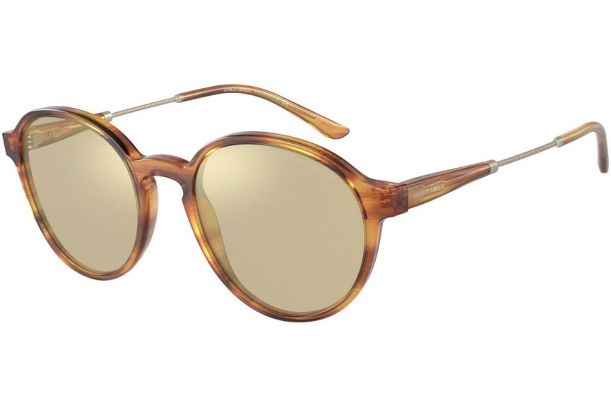 Sluneční brýle Giorgio Armani AR8160 5921V9 Okrouhlé Havana